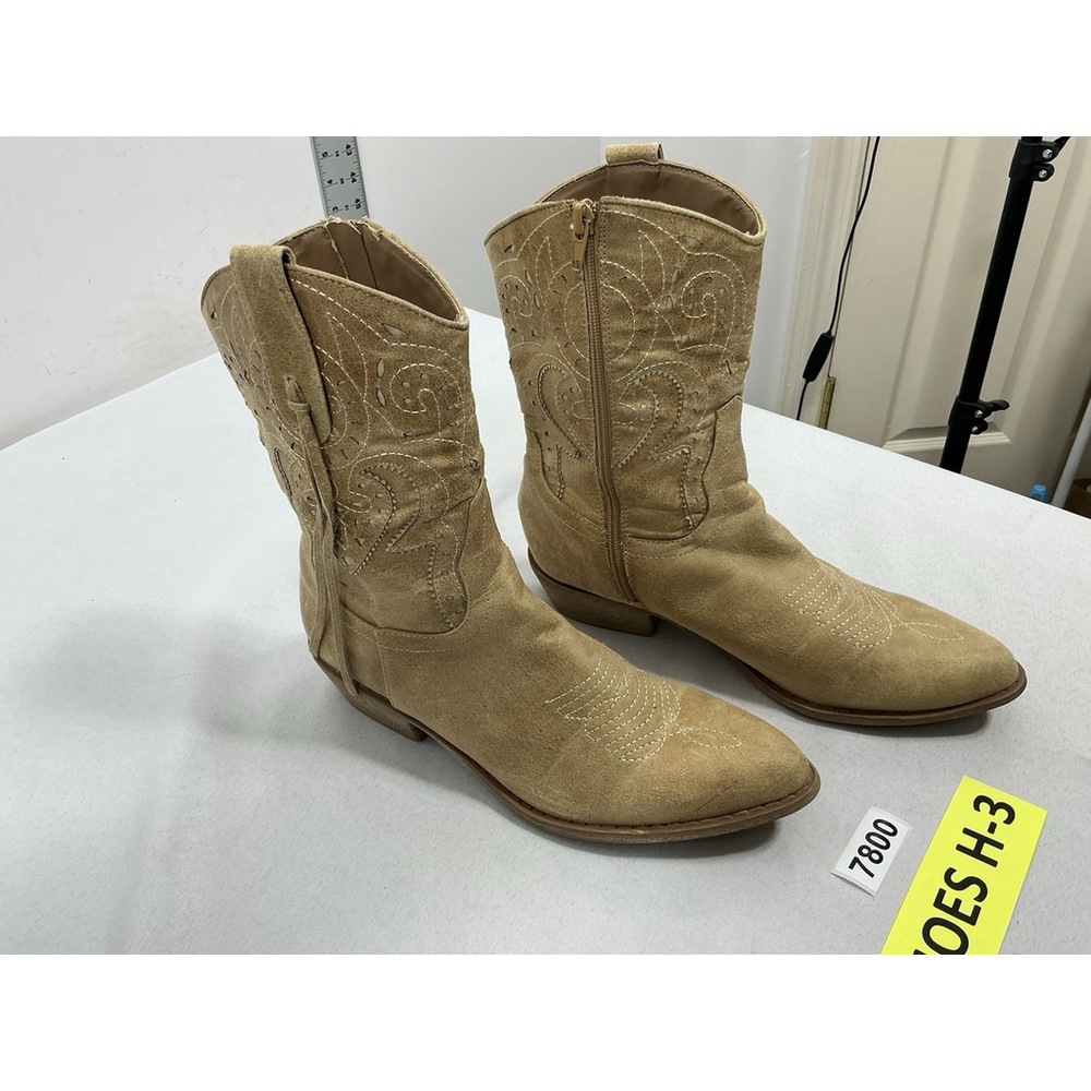 Womans Coconuts By Bandera Nash Cowboy Boots 7.5 M Camel Color